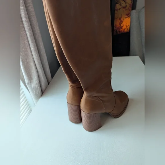 torrid Brown Platform Over-the-Knee Boots - Picture 4 of 7